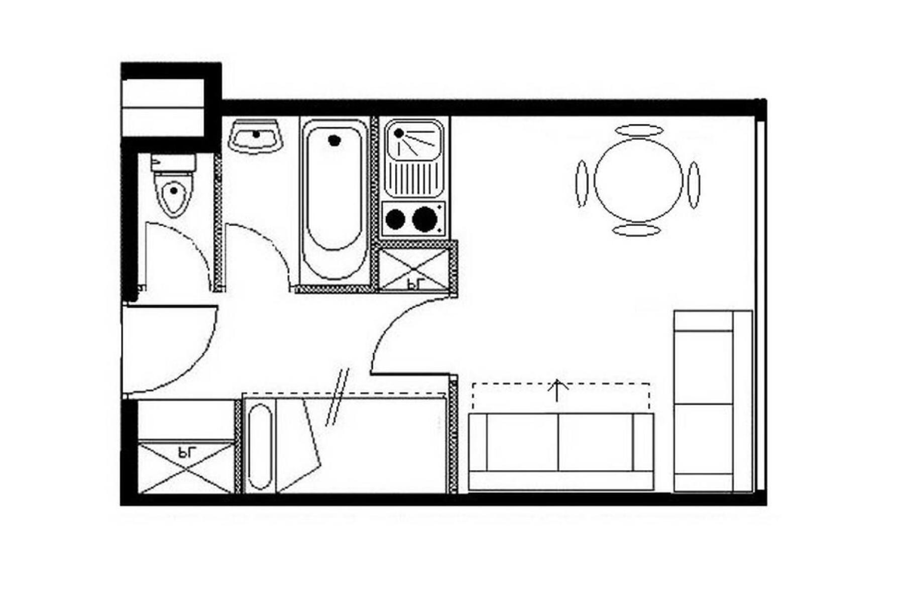 Residence Boedette A - Studio Classique - Depart Et Retour Skis Aux Pieds Mae-3564 Saint-Martin-de-Belleville Exterior photo